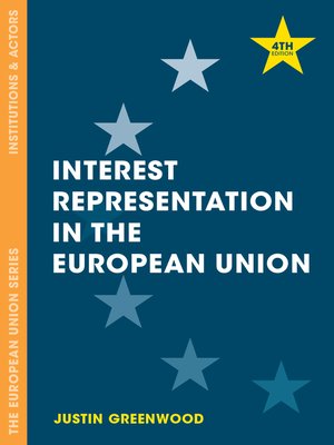 cover image of Interest Representation in the European Union